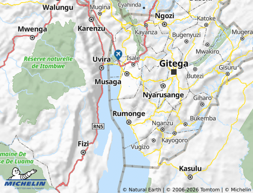 Mappa MICHELIN Bugarama - ViaMichelin