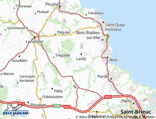 MICHELIN Prido map - ViaMichelin