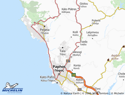 MICHELIN Tala map - ViaMichelin