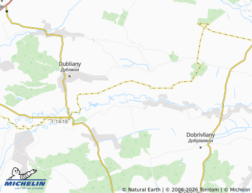 Mappa MICHELIN Ortynychi - ViaMichelin