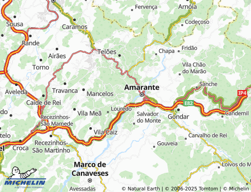 MICHELIN-Landkarte Eido de São Gonçalo - ViaMichelin