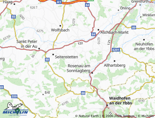 MICHELIN Biberbach map - ViaMichelin