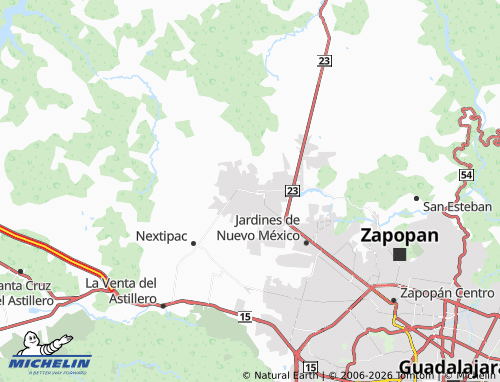 Mapa MICHELIN Privada Cristo Rey - ViaMichelin