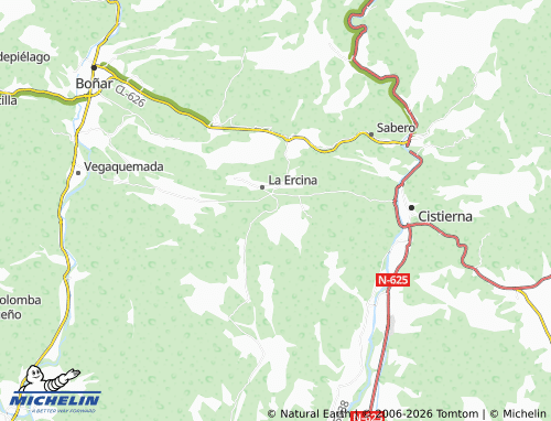 Carte MICHELIN La Serna - ViaMichelin