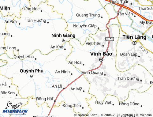 MICHELIN Hiệp Hòa map - ViaMichelin