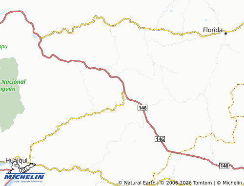 Mapa MICHELIN Copiulemu - ViaMichelin