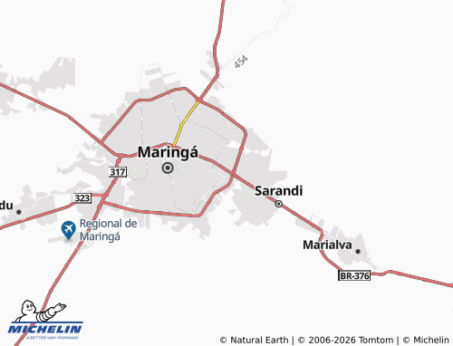Mapa MICHELIN Zona 18 - ViaMichelin