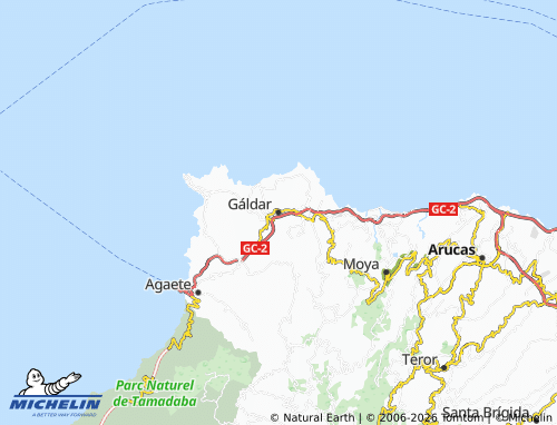 Mappa MICHELIN Gáldar - ViaMichelin