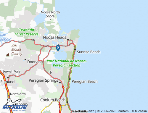 Mapa MICHELIN Castaways Beach - ViaMichelin