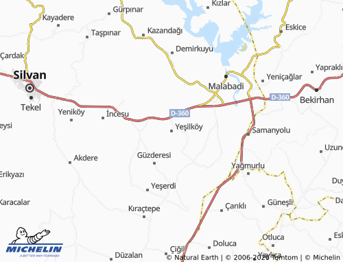 MICHELIN Yeşilköy map - ViaMichelin