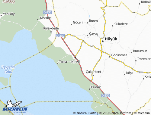 MICHELIN Kıreli map - ViaMichelin