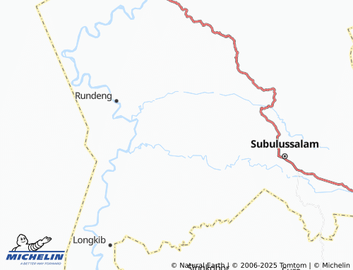 MICHELIN Teladan Baru map - ViaMichelin