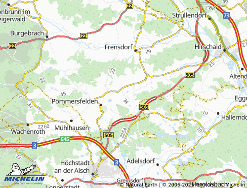 Carte MICHELIN Wind - ViaMichelin