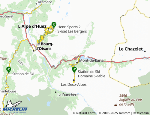 MICHELIN Le Freney-d'Oisans map - ViaMichelin