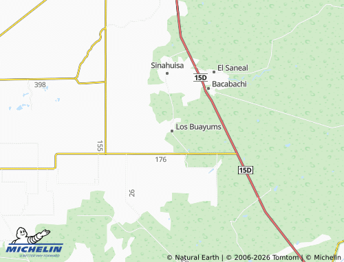 MICHELIN Los Buayums map - ViaMichelin