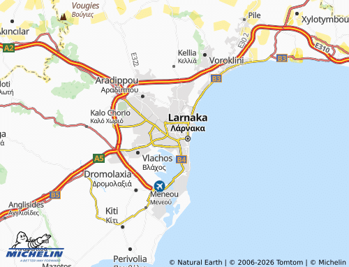 Mapa MICHELIN Sotiras - ViaMichelin