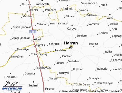 MICHELIN Balkat map - ViaMichelin