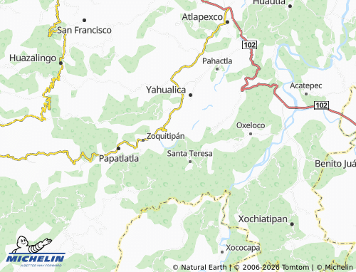 MICHELIN Pepeyocatitla map - ViaMichelin