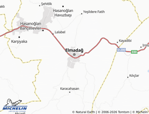 Kaart MICHELIN Yenice - ViaMichelin