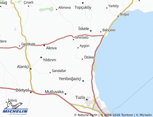 Mappa MICHELIN Kuzucuk - ViaMichelin