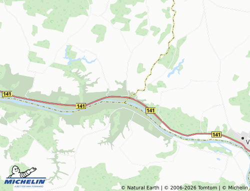 Mapa MICHELIN Seredžius - ViaMichelin