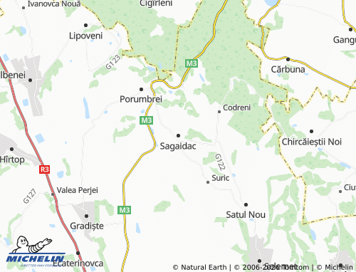 MICHELIN Sagaidac map - ViaMichelin