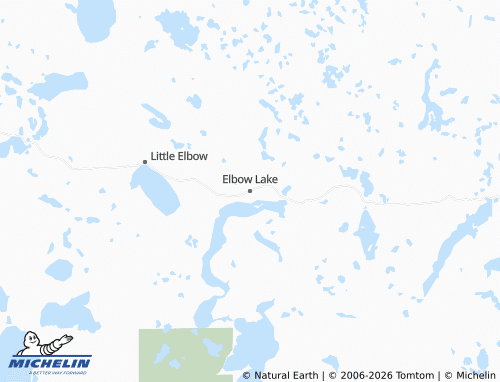 Carte MICHELIN Elbow Lake - ViaMichelin