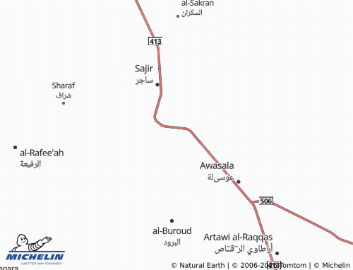 Carte MICHELIN al-Sina'iyyah - ViaMichelin