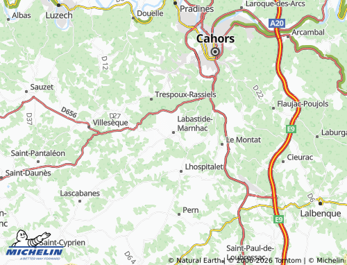 Mapa MICHELIN Labastide-Marnhac - ViaMichelin
