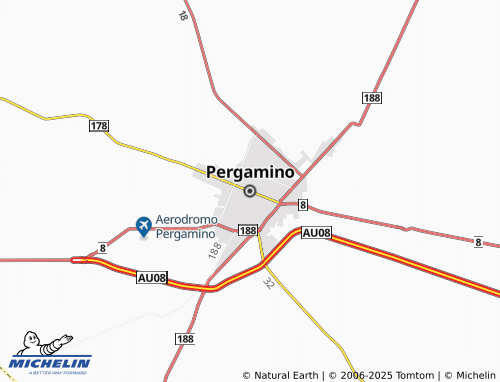 MICHELIN Pergamino map - ViaMichelin
