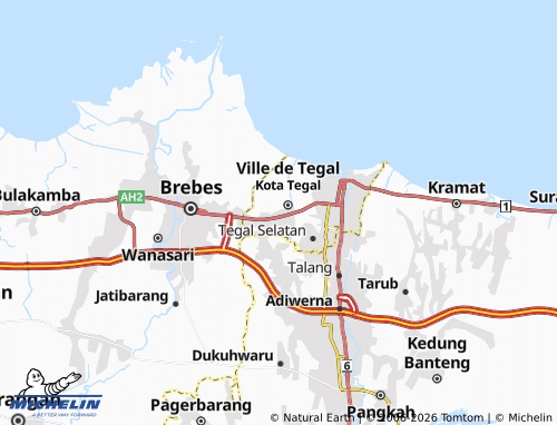 MICHELIN-Landkarte Margadana - ViaMichelin