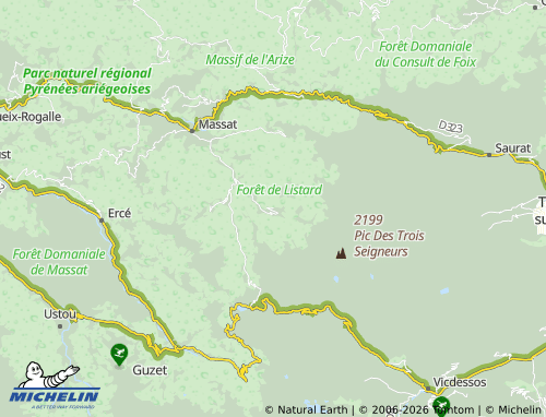 MICHELIN Le Carol map - ViaMichelin