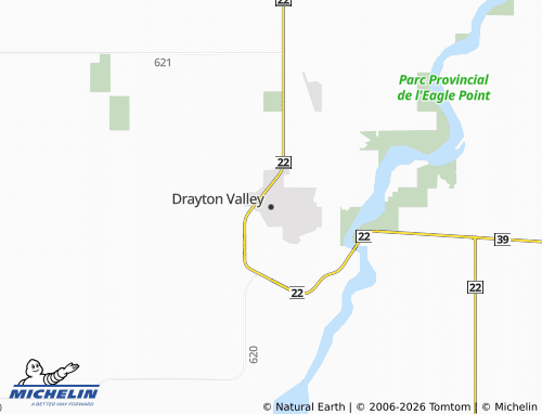 Carte MICHELIN Drayton Valley - ViaMichelin