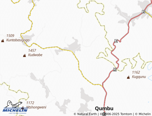 MICHELIN KwaNgxabane map - ViaMichelin