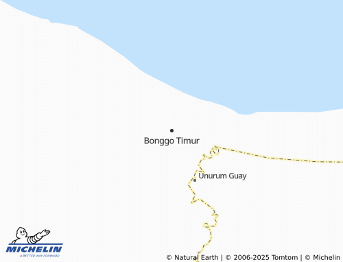 MICHELIN Bonggo Timur map - ViaMichelin