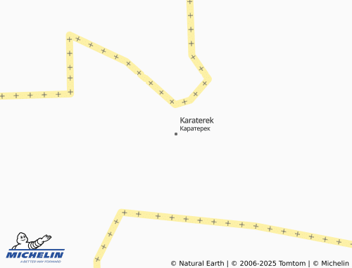 MICHELIN Karaterek map - ViaMichelin