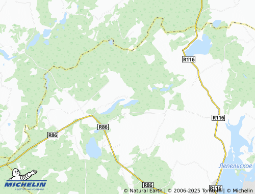 MICHELIN Punishche map - ViaMichelin