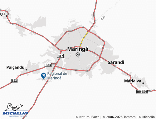 Mapa MICHELIN Zona 13 - ViaMichelin