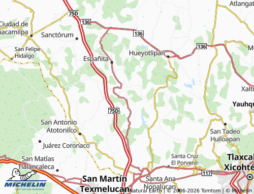 Mapa MICHELIN San Miguel El Piñón - ViaMichelin