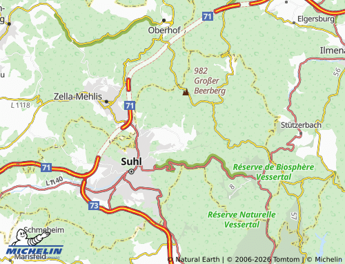 MICHELIN Heidersbach map - ViaMichelin
