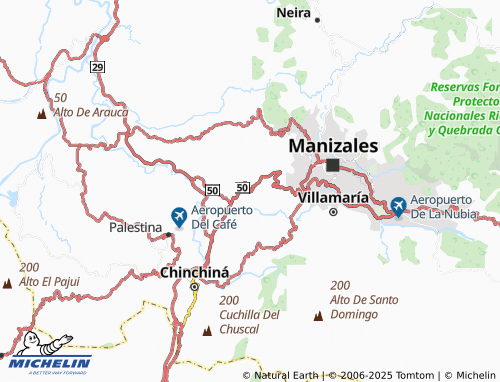 MICHELIN El Rosario map - ViaMichelin