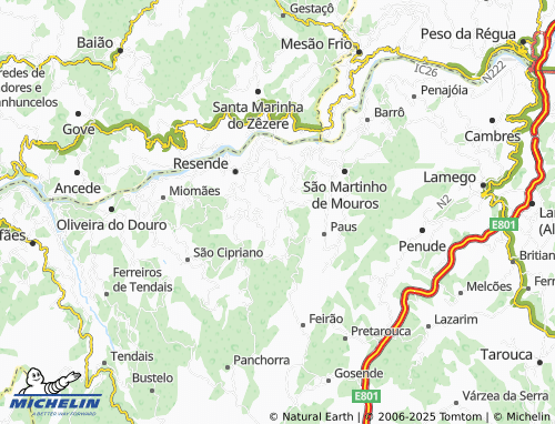 Mapa MICHELIN Pardinhas - ViaMichelin