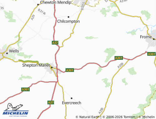 Carte MICHELIN Waterlip - ViaMichelin