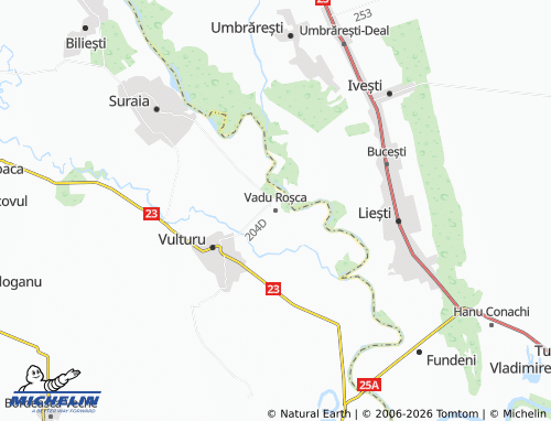 Mappa MICHELIN Vadu Roșca - ViaMichelin