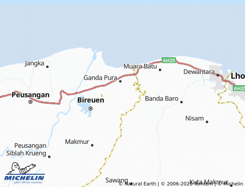 MICHELIN Pulo Gisa map - ViaMichelin