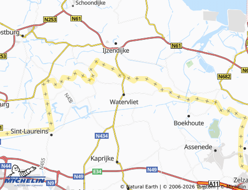 MICHELIN Watervliet map - ViaMichelin