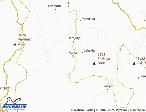 MICHELIN Kızılca map - ViaMichelin