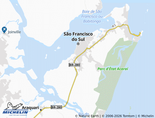 Mapa MICHELIN Morro Grande - ViaMichelin
