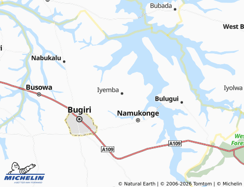 MICHELIN Iyemba map - ViaMichelin