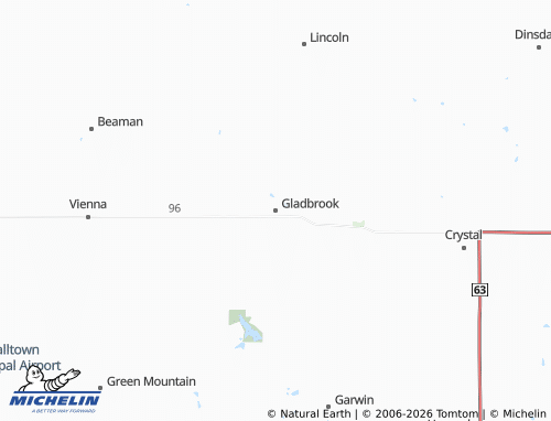 Mapa MICHELIN Gladbrook - ViaMichelin